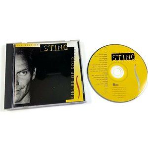 🔥4/$20 The Best Of Sting CD Fields Of Gold 1984-1994 -Vintage  *MINIMAL WEAR